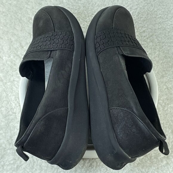 Clarks Shoes Womens Size 10 Black Cloudsteppers Slip-on Loafers Cushioned - Picture 8 of 10